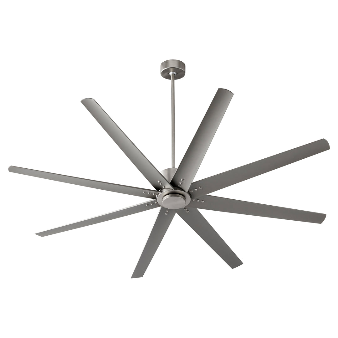 FLEET 72" Eight Blade Fan - Satin Nickel