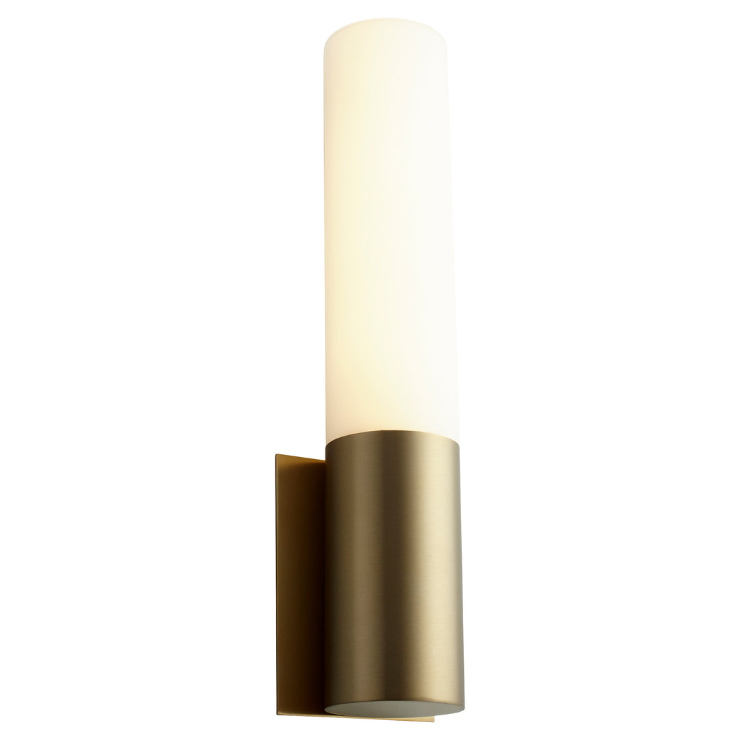 MAGNUM Glass Wall Sconce -4000k- Aged Brass