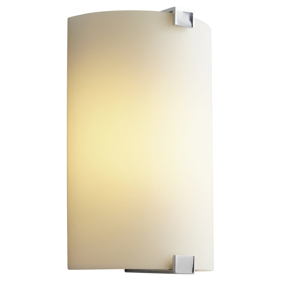 SIREN Glass Wall Sconce -4000k- Polished Chrome
