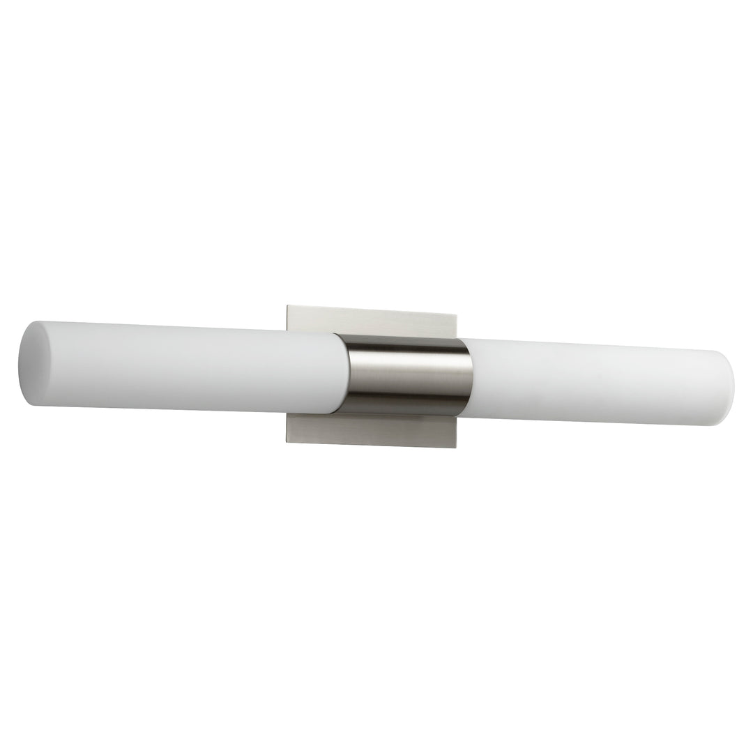 MAGNETA Glass Vanity -2700k- Satin Nickel