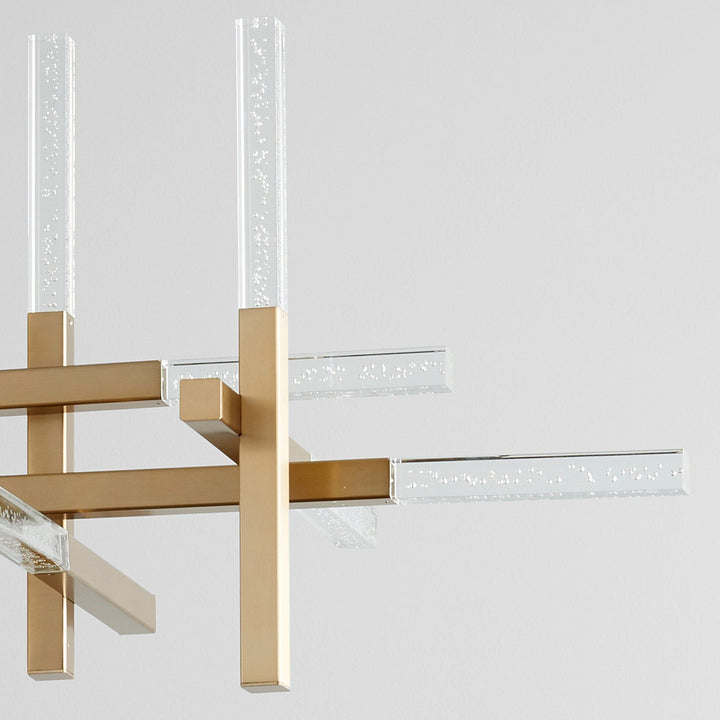 ATLANTIS Thirteen Light Chandelier -3000k- Aged Brass