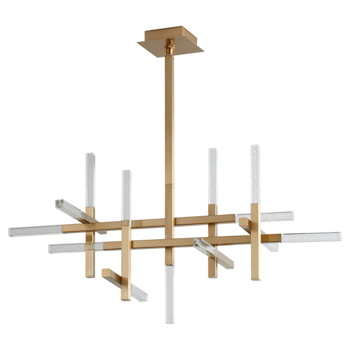 ATLANTIS Thirteen Light Chandelier -3000k- Aged Brass