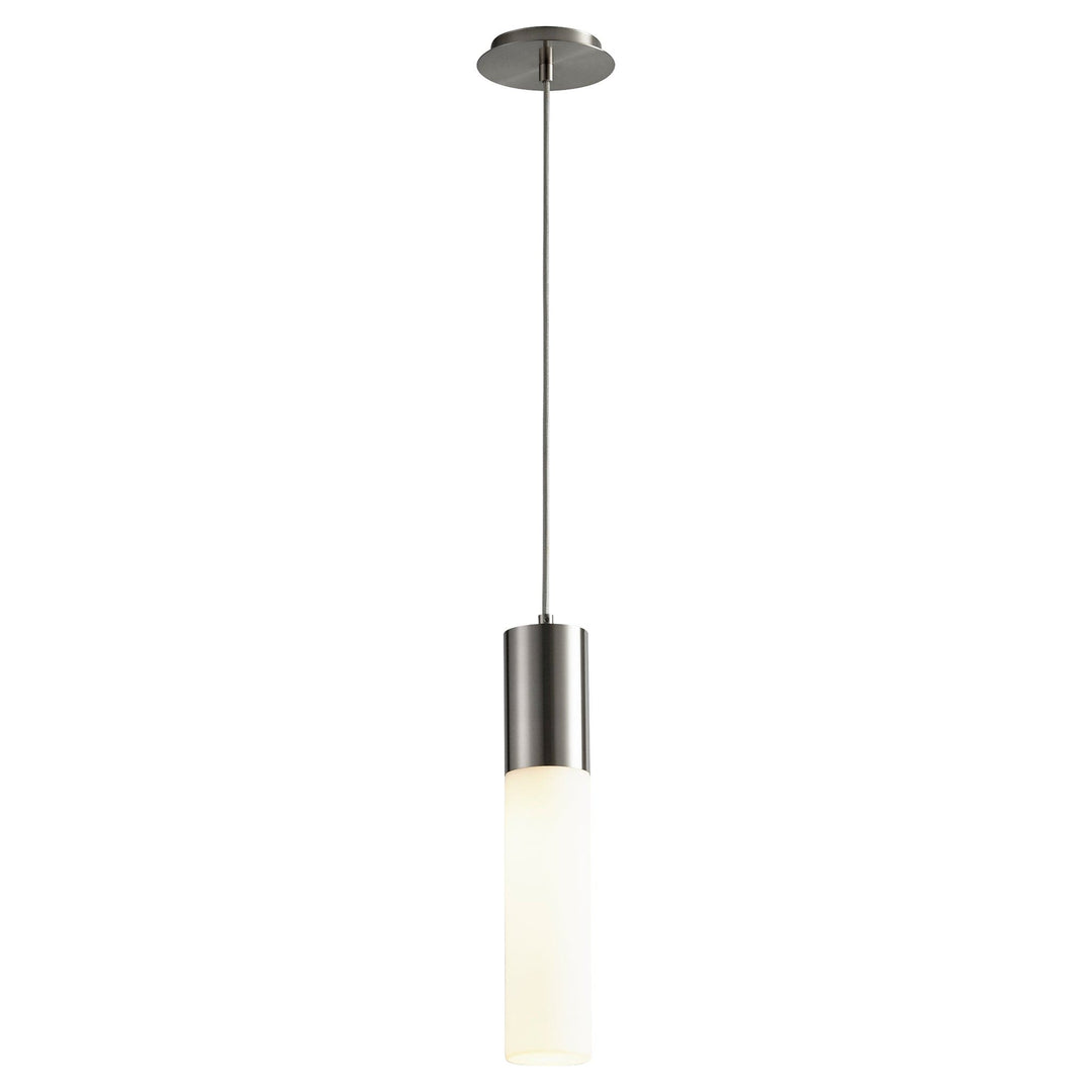 MAGNUM Glass Pendant -4000k- Satin Nickel