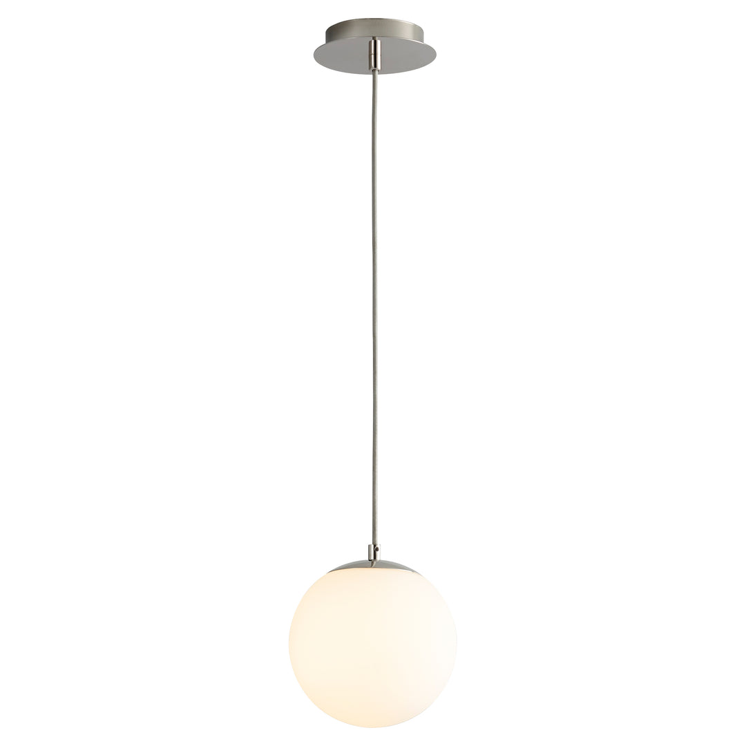 LUNA 8" Pendant -4000k- Polished Nickel
