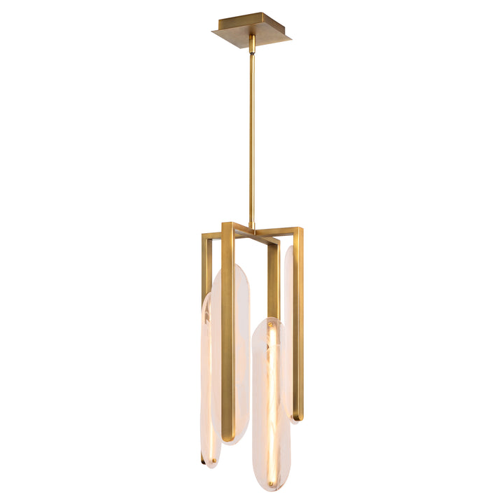 AVIAN 4 Light 5 CCT Pendant - Brushed Brass