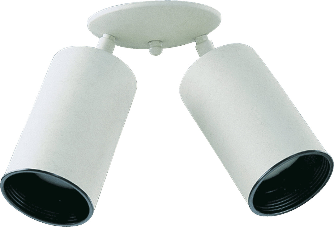 6 Inch Ceiling Mount White Glass - White