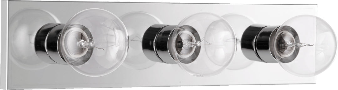 3 Light Chrome Vanity - Chrome