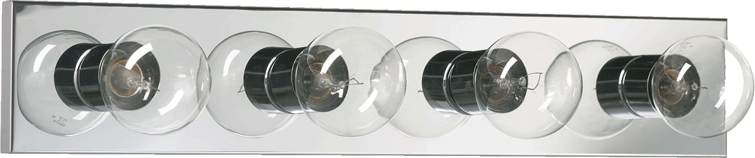 4 Light Chrome Vanity - Chrome