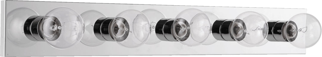 5 Light Chrome Vanity - Chrome