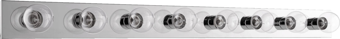 8 Light Chrome Vanity - Chrome