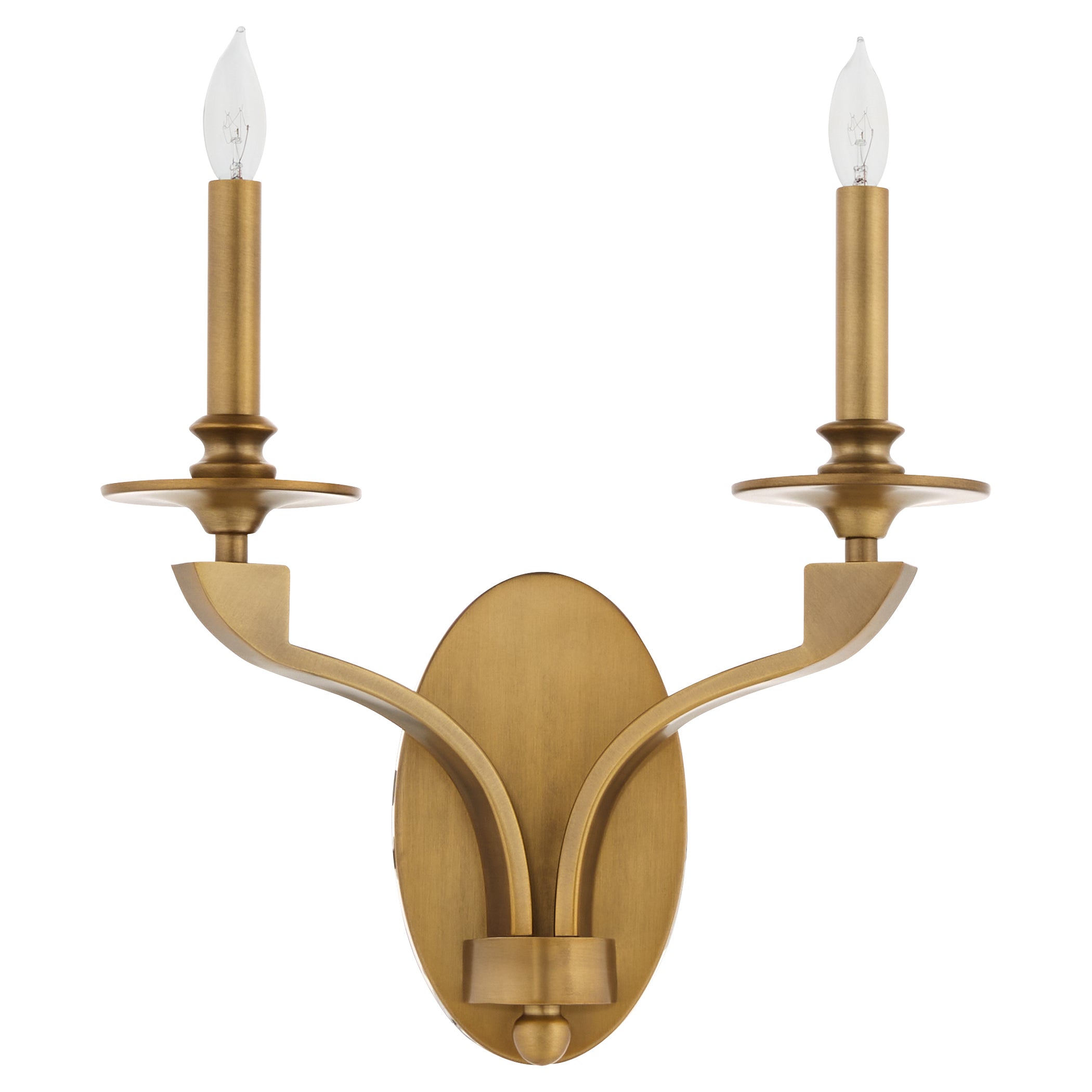CHANTELLE 2-Light Sconce - Brushed Brass