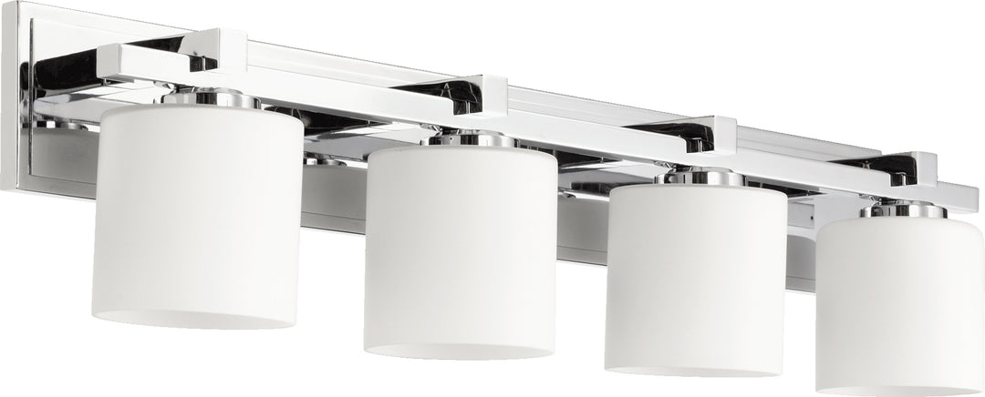 4 Light Transitional Chrome Vanity