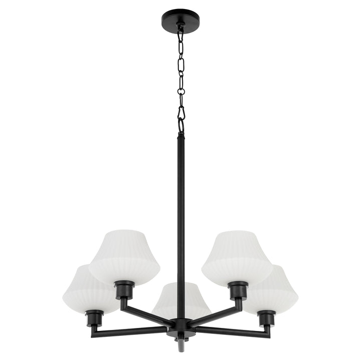 CASSINI 5 Light Chandelier - Matte Black