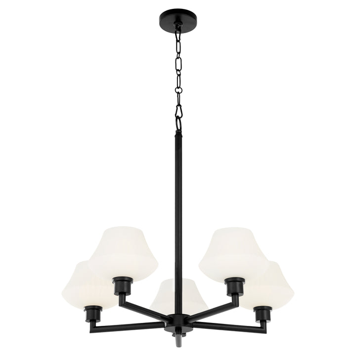 CASSINI 5 Light Chandelier - Matte Black
