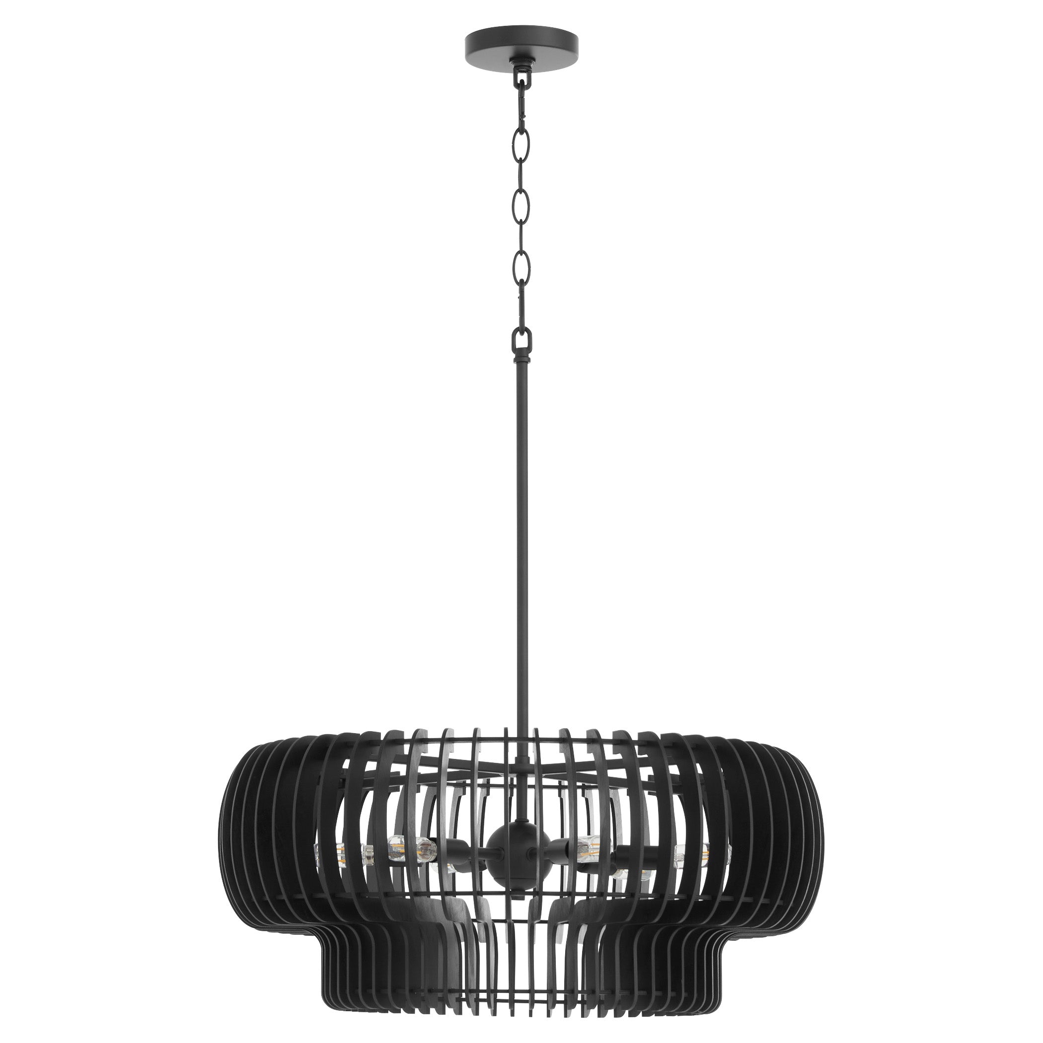 HARRELSON 6-Light Pendant - Matte Black