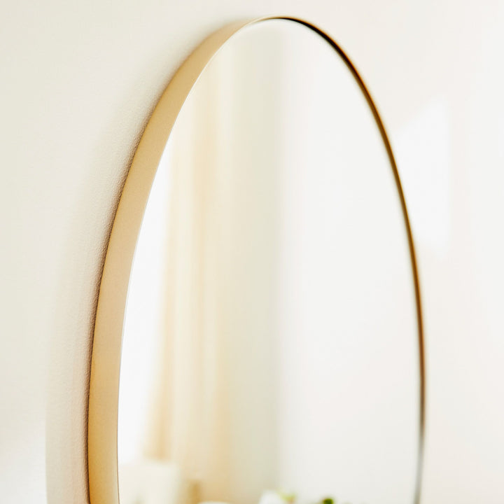 30" Round Mirror  - Silver