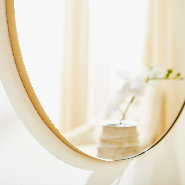 30" Round Mirror  - Silver
