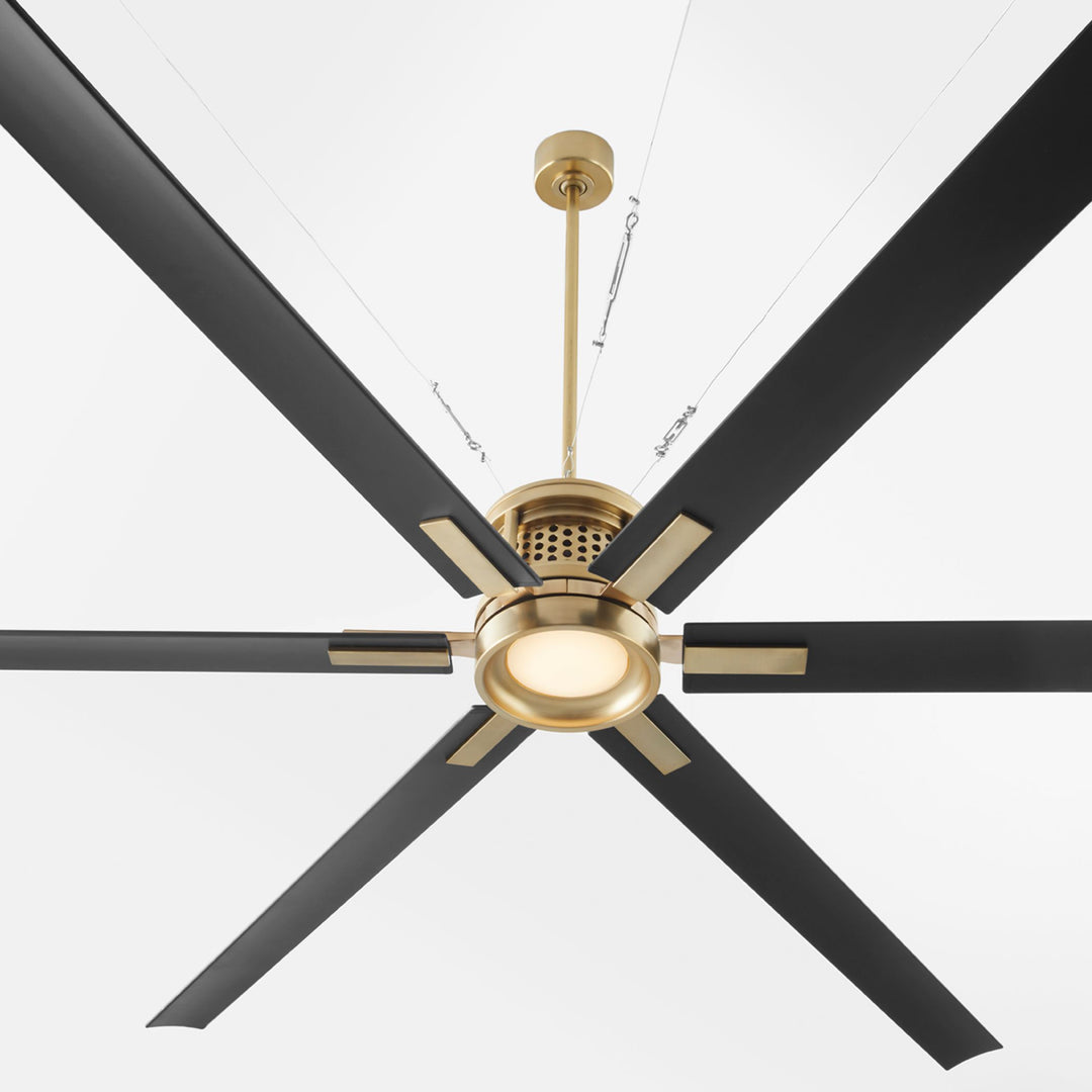 ZEUS 120" Fan - Aged Brass