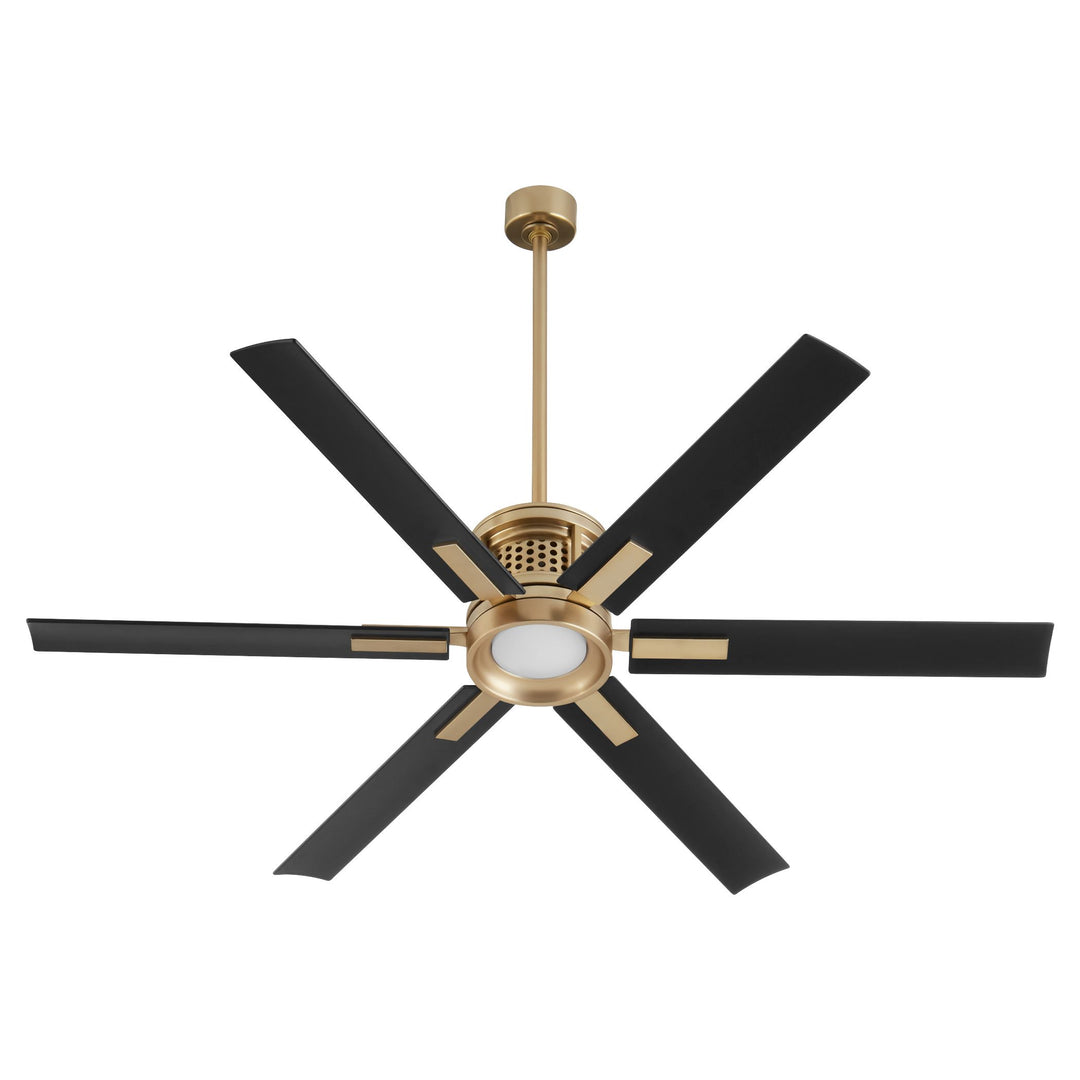 ZEUS 65" Fan - Aged Brass