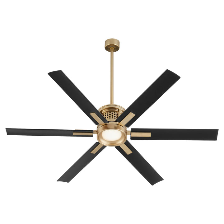 ZEUS 65" Fan - Aged Brass