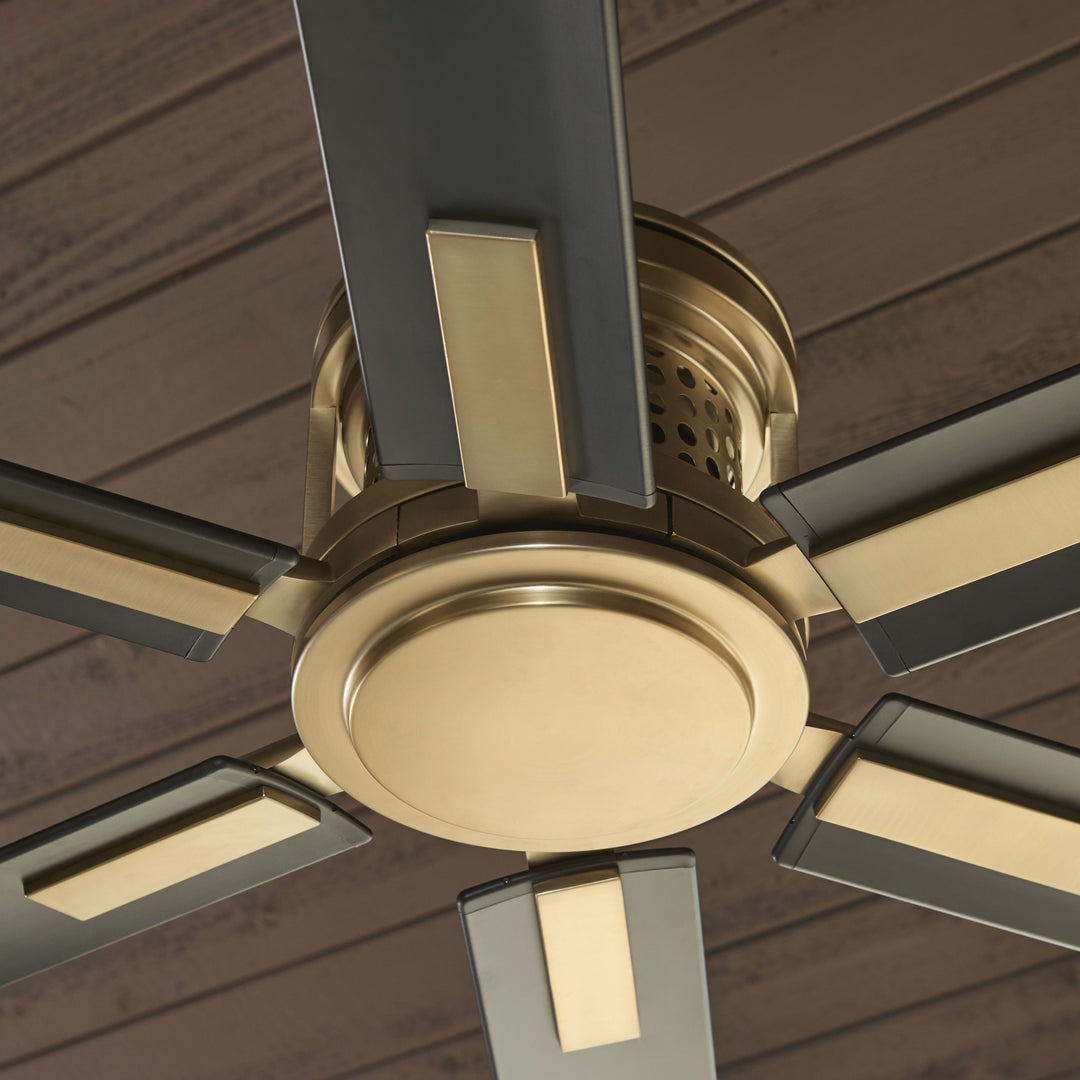 ZEUS 65" Fan - Aged Brass