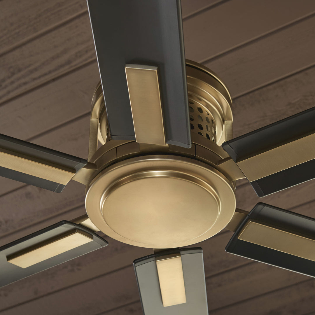 ZEUS 65" Fan - Aged Brass