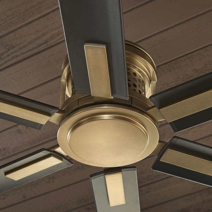 ZEUS 65" Fan - Aged Brass