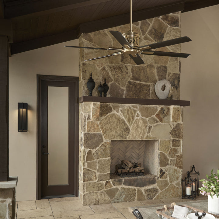 ZEUS 65" Fan - Aged Brass