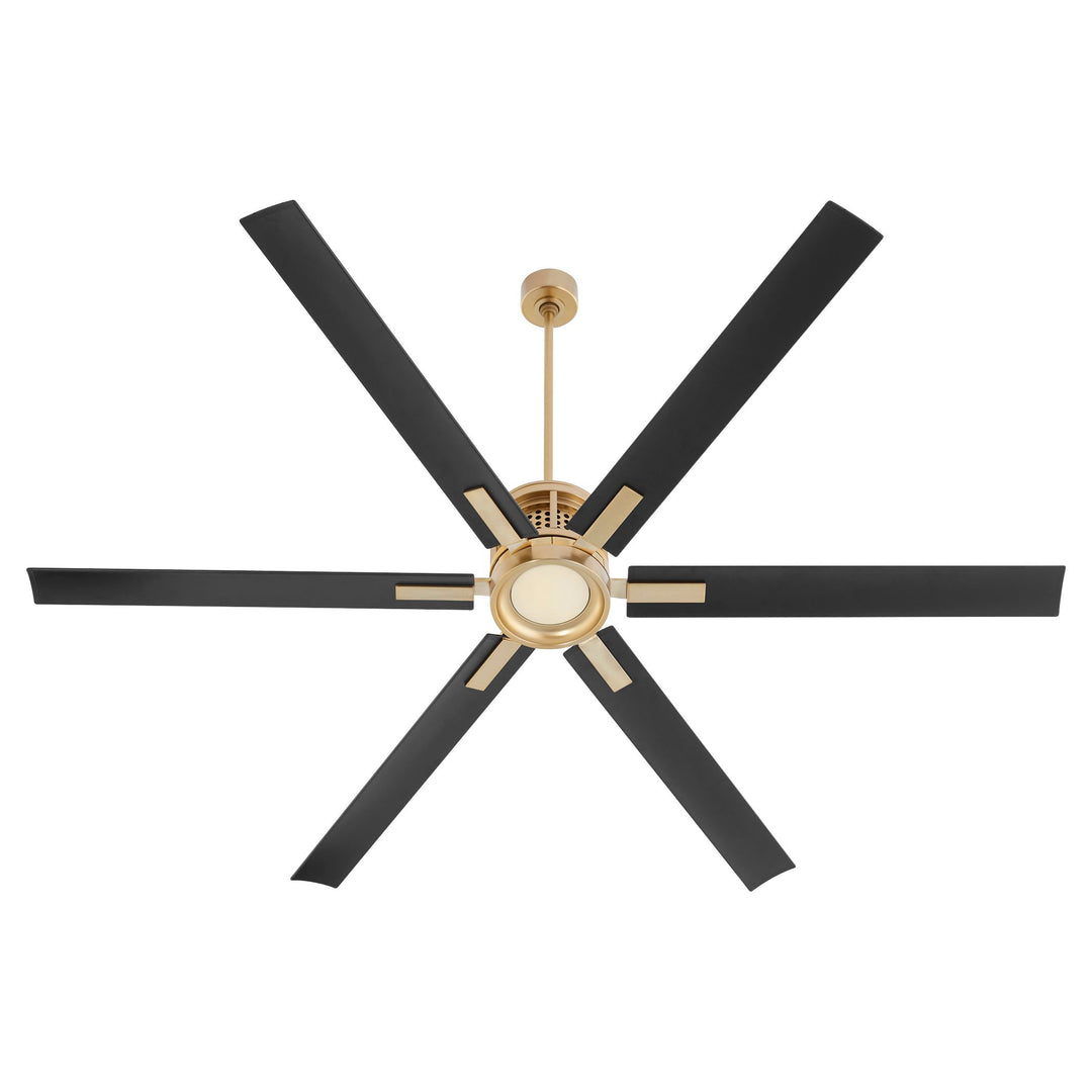 ZEUS 80" Fan - Aged Brass