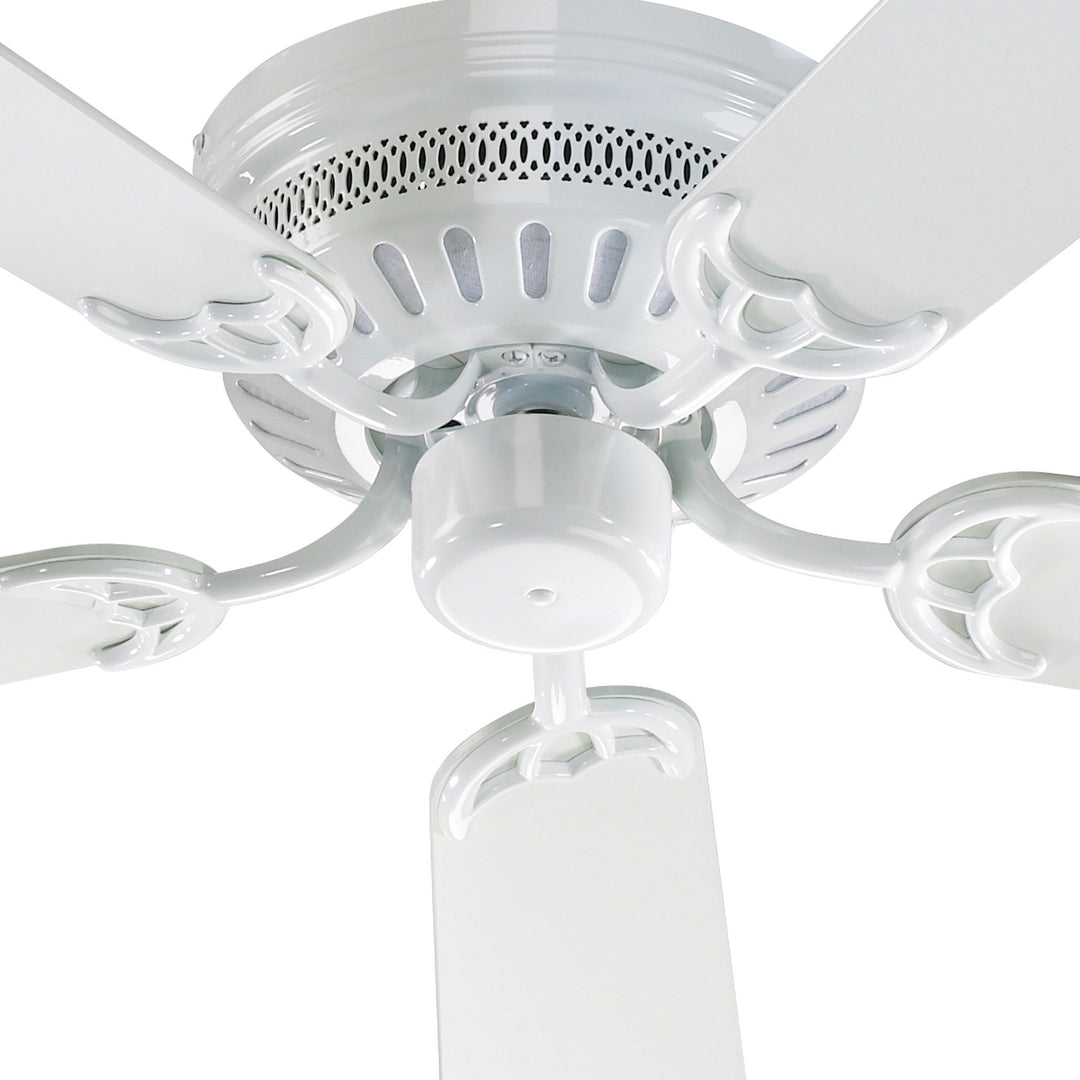 Custom Hugger 52" White Traditional Ceiling Fan