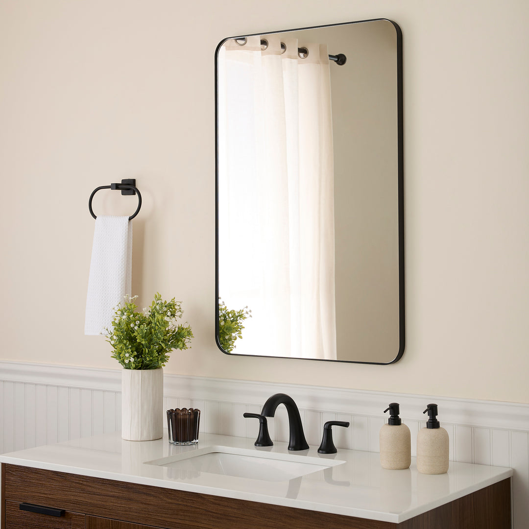 24"x36" STADIUM Mirror - Matte Black