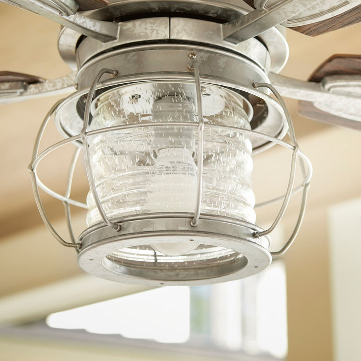Galveston 52-in Galvanized Indoor/Outdoor Ceiling Fan (5-Blade)
