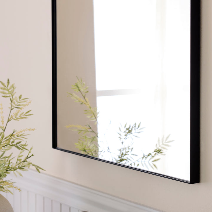 24"x38" ARCH Mirror - Matte Black