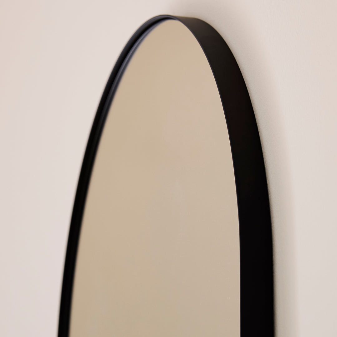24"x38" ARCH Mirror - Matte Black
