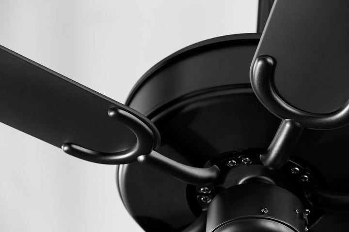 All-Weather Allure 52-in Black Indoor/Outdoor Ceiling Fan (5-Blade) - Textured Black
