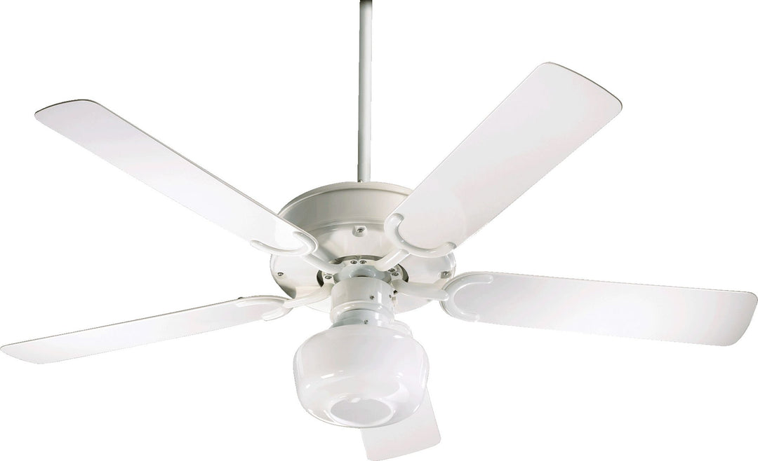 All-Weather Allure 52-in White Indoor/Outdoor Ceiling Fan (5-Blade)