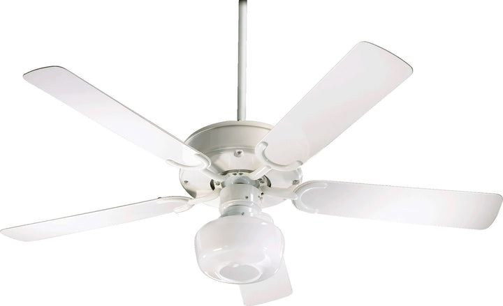 All-Weather Allure 52-in White Indoor/Outdoor Ceiling Fan (5-Blade)