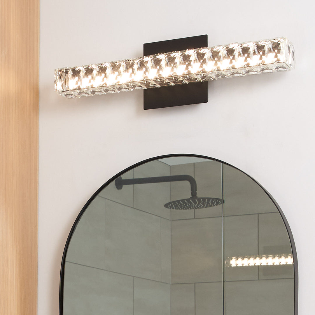 20"x32" CAPSULE Mirror - Matte Black