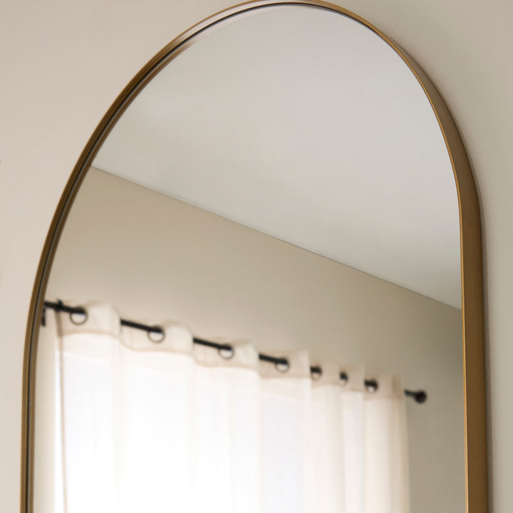 21"x40" CAPSULE Mirror - Gold
