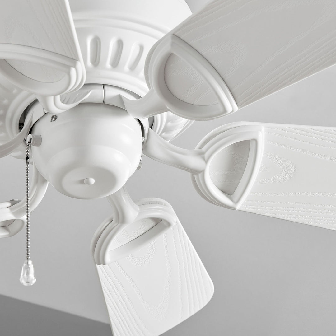 Medallion Patio 30-in Studio White Indoor/Outdoor Ceiling Fan (6-Blade)