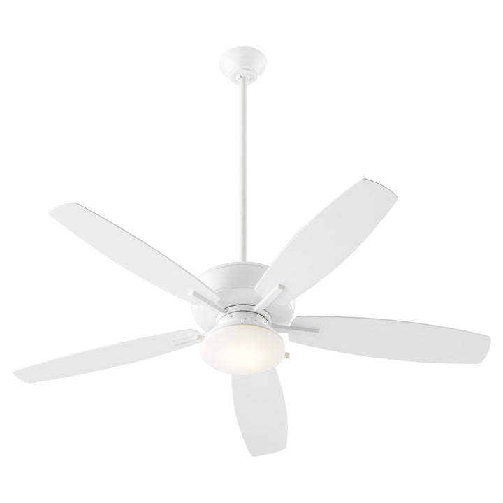 Breeze Patio 52-in Studio White Indoor/Outdoor Ceiling Fan (5-Blade)