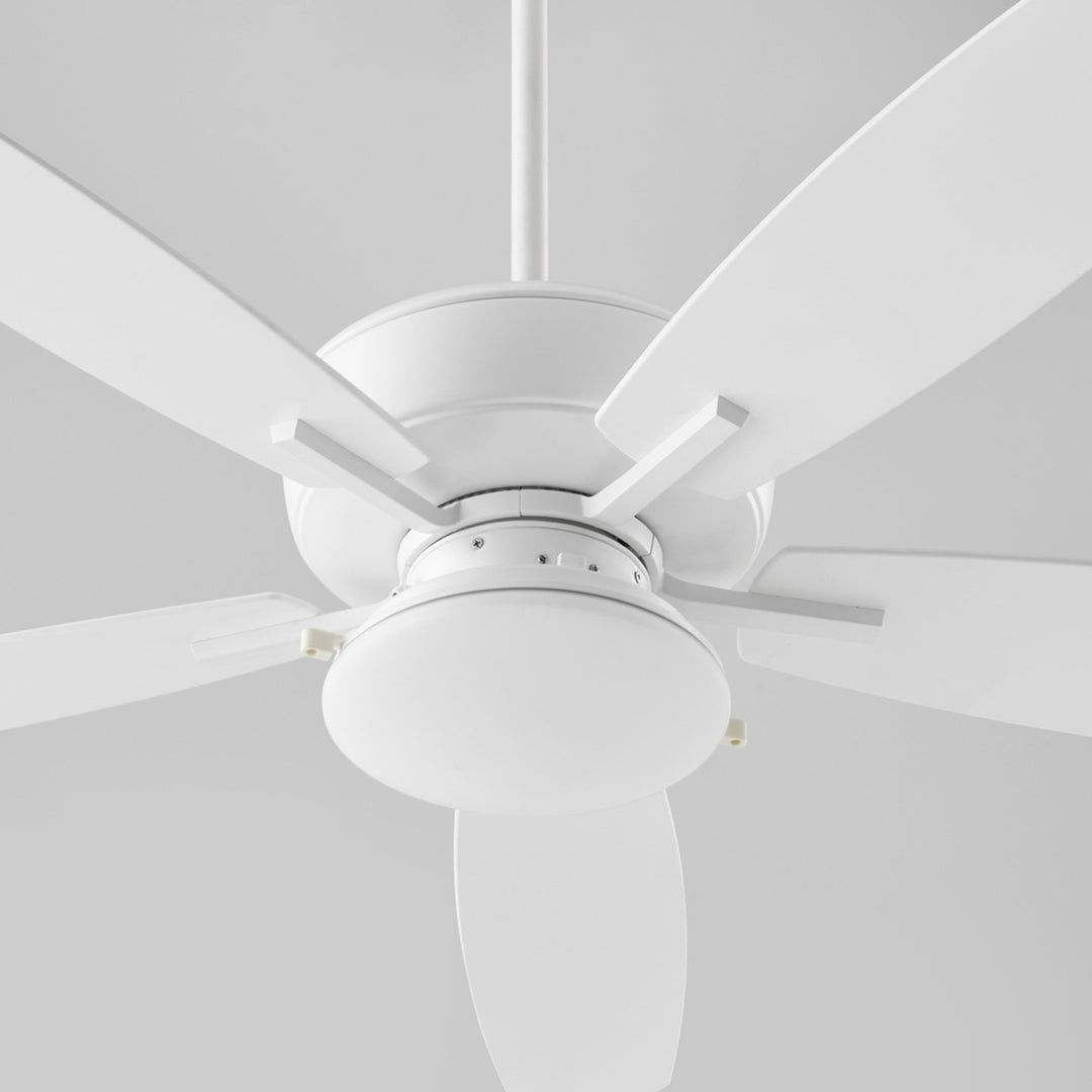 Breeze Patio 52-in Studio White Indoor/Outdoor Ceiling Fan (5-Blade)