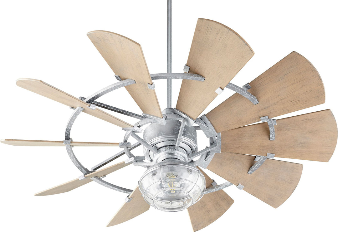 Windmill 52-in Galvanized Indoor/Outdoor Ceiling Fan (10-Blade)