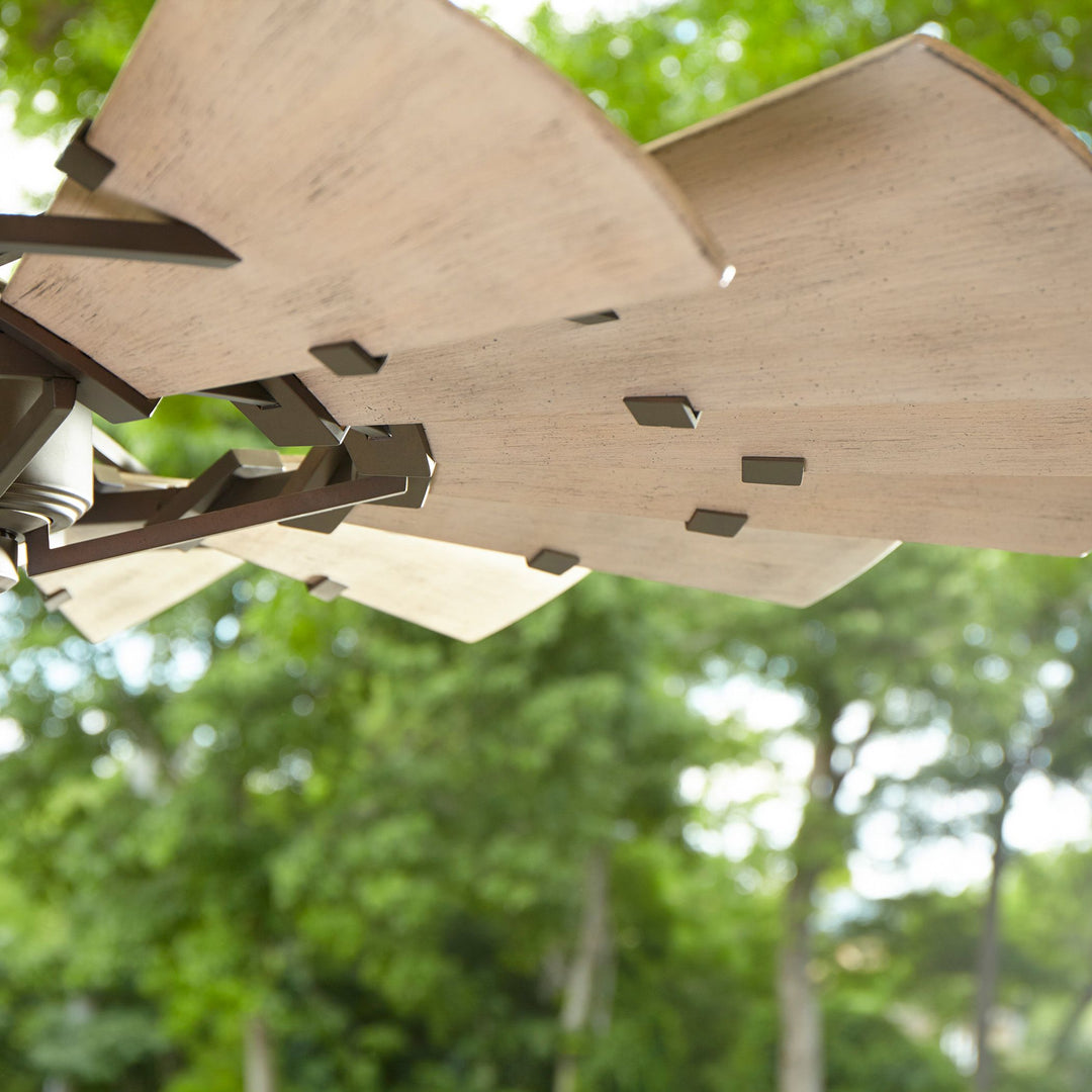 Windmill 60-in Oiled Bronze Indoor/Outdoor Ceiling Fan (15-Blade)