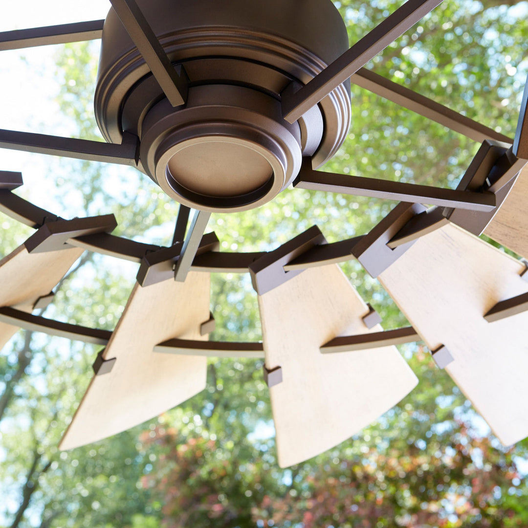 Windmill 60-in Oiled Bronze Indoor/Outdoor Ceiling Fan (15-Blade)