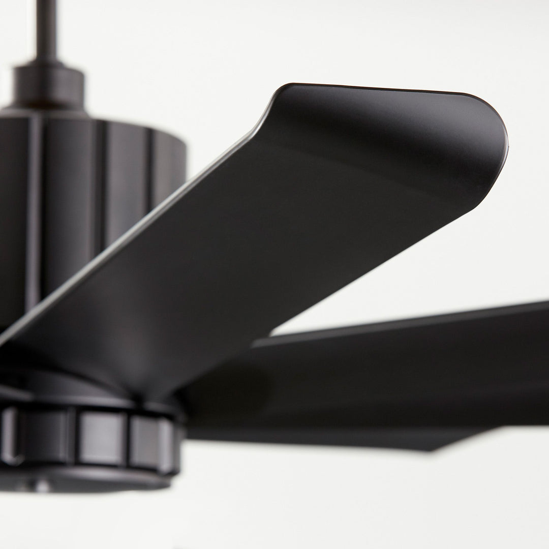 Proxima Patio 60-in Black Indoor/Outdoor Ceiling Fan (8-Blade) - Textured Black
