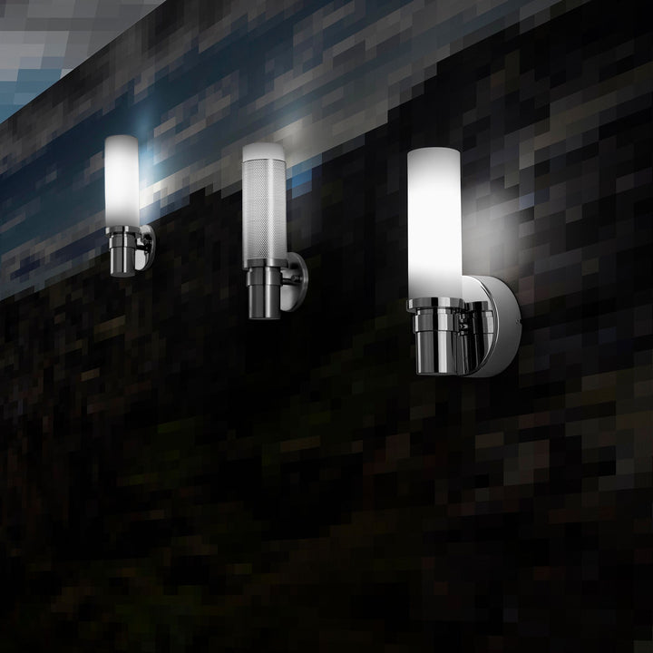PEBBLE 18 Watt Wall Sconce - Satin Nickel