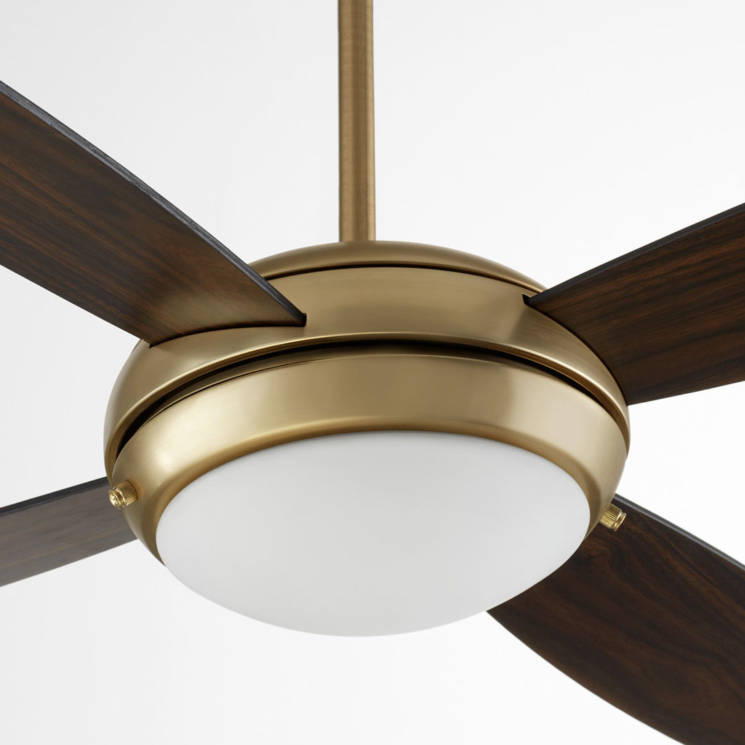EXPO 52" 4 Blade LED Light Fan - Aged Brass