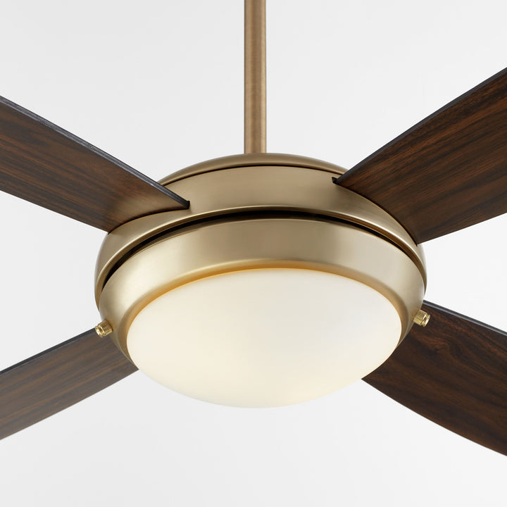 EXPO 52" 4 Blade LED Light Fan - Aged Brass