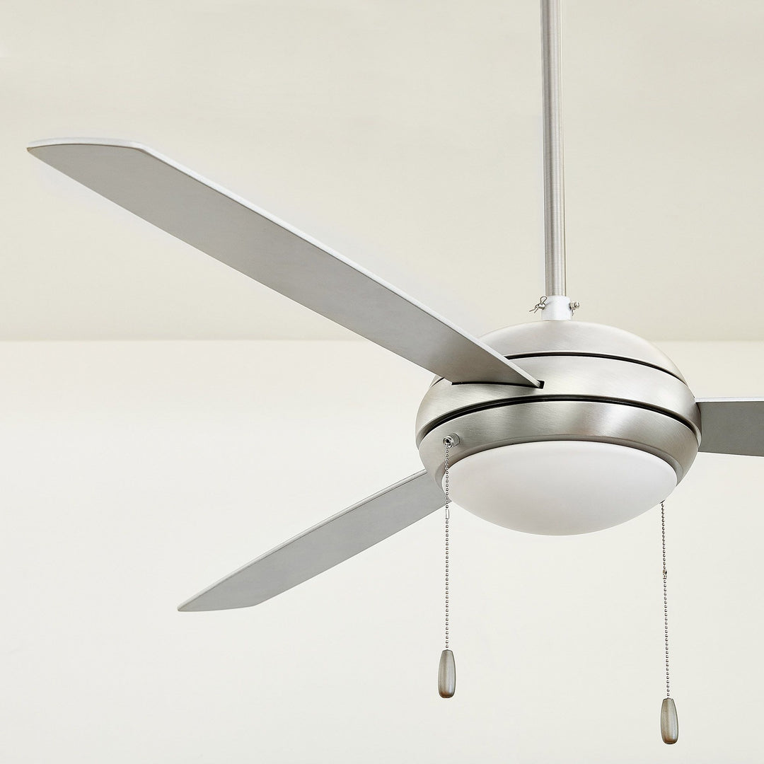 EXPO 60" 3-Blade Satin Nickel LED Ceiling Fan